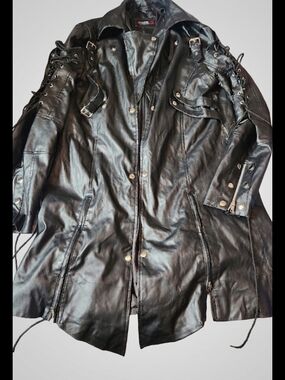 Distressed Steampunk Gothic Trench Coat - The Jasperz (Project Piece/Cosplay)